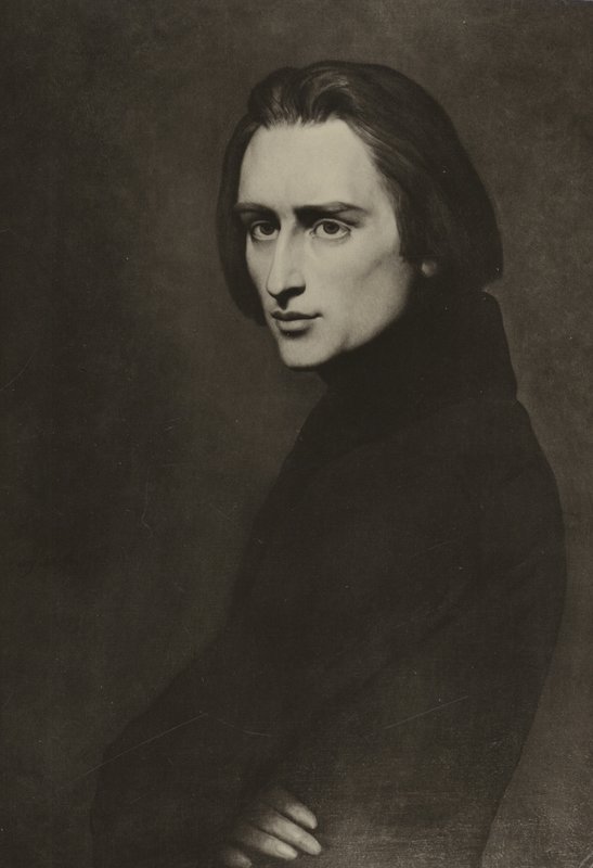 Franz Liszt , ungarsk komponist av Ary Scheffer
