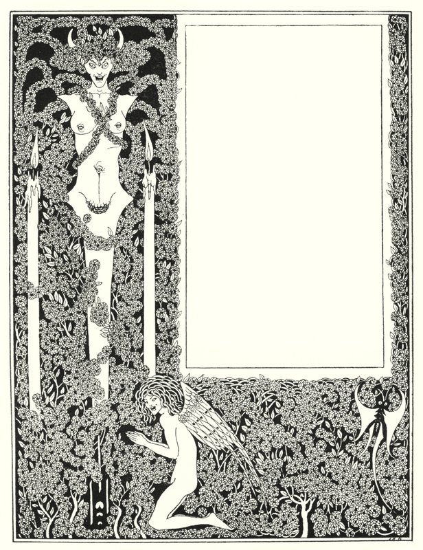 Design for tittelsiden til "Salome" (gravering) av Aubrey (after) Beardsley