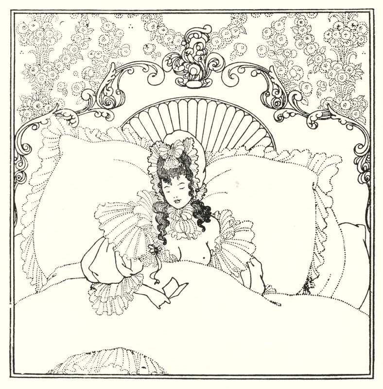 The Billet-Doux (gravering) av Aubrey (after) Beardsley