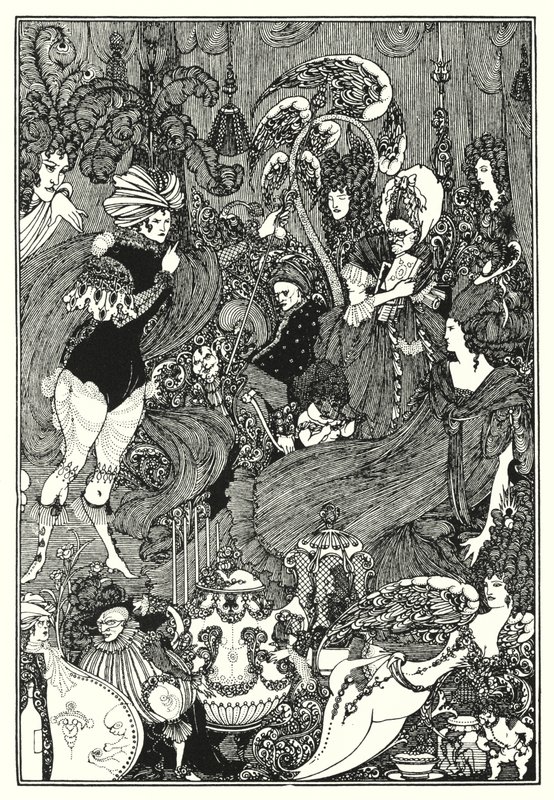 The Cave of Spleen (gravering) av Aubrey (after) Beardsley