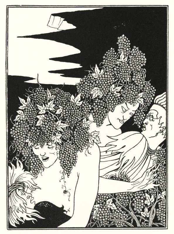 The Snare of Vintage (gravering) av Aubrey (after) Beardsley