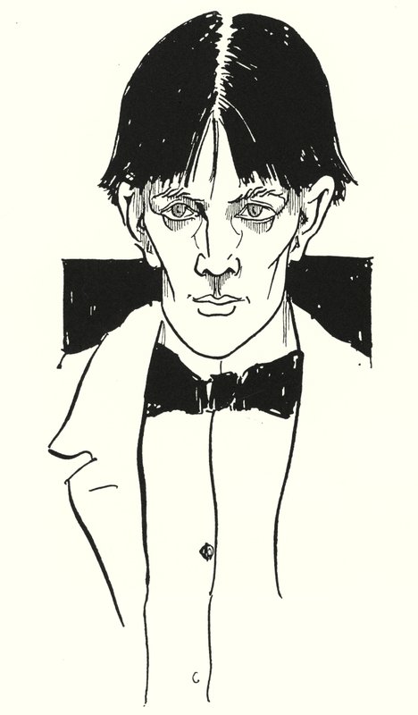 Et portrett av Aubrey Beardsley for seg selv av Aubrey Beardsley