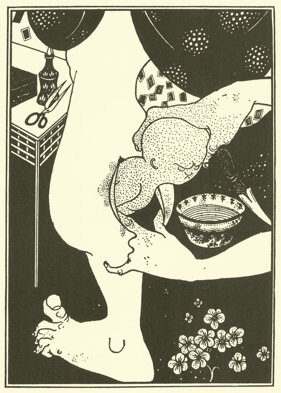 Fødsel av leggkalven av Aubrey Beardsley