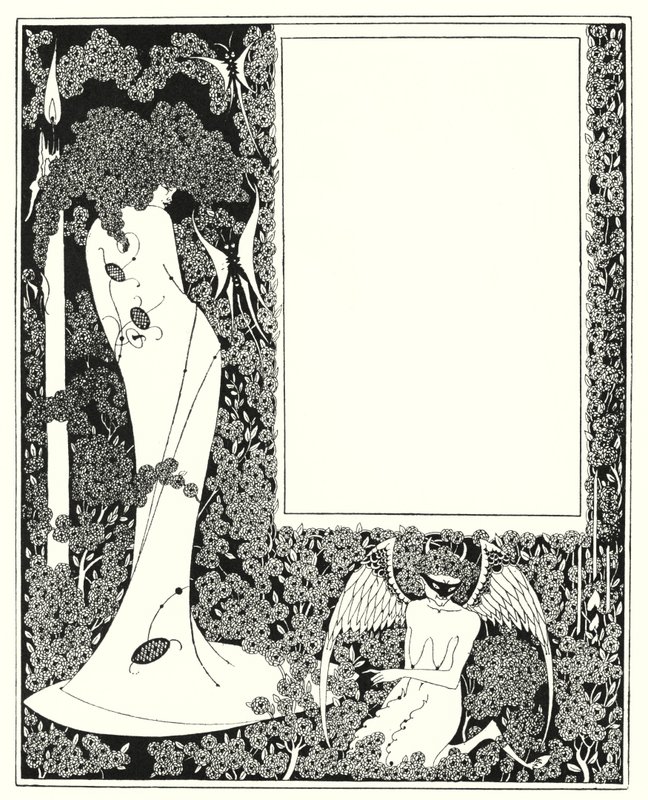 Innhold kantdesign av Aubrey Beardsley