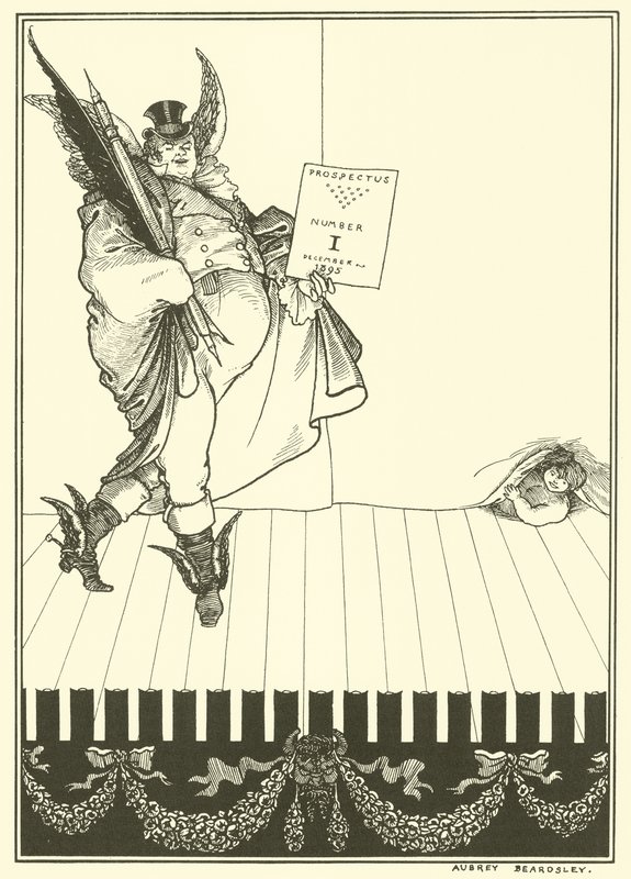 Designprospekt for Savoy av Aubrey Beardsley