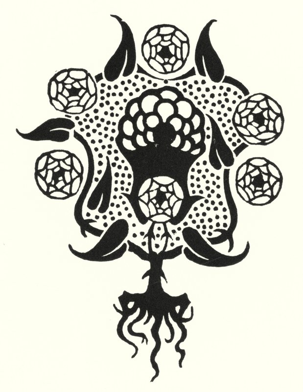 Design for forsiden av "Salome" av Aubrey Beardsley