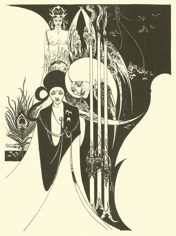 Om en neofytt og hvordan svartkunsten ble åpenbart for ham av A Somuel av Aubrey Beardsley
