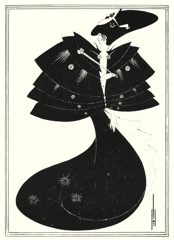 Den svarte kappen av Aubrey Beardsley