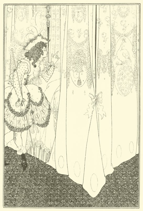 Drømmen fra The Rape of the Lock av Aubrey Beardsley