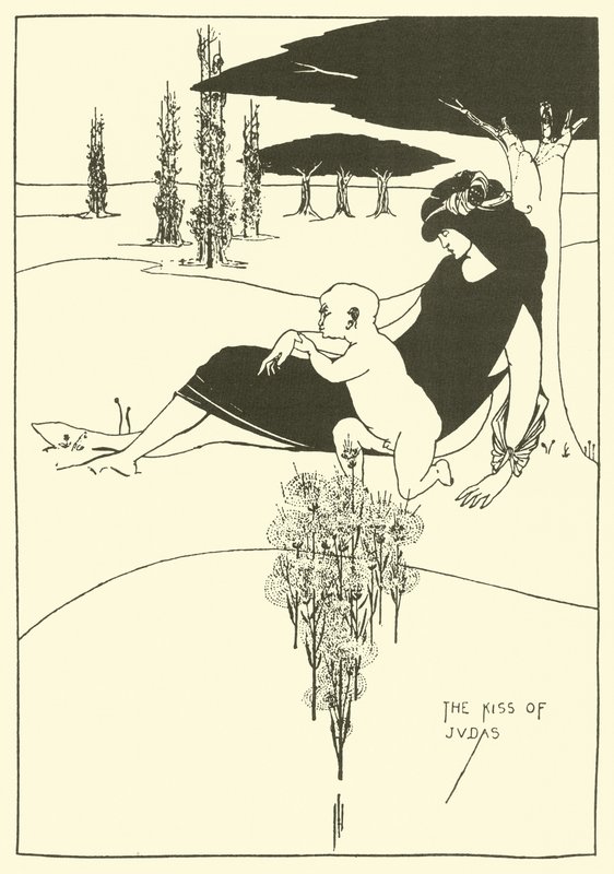 Judas kyss av Aubrey Beardsley