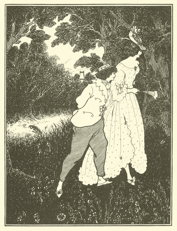 De tre musikerne av Aubrey Beardsley