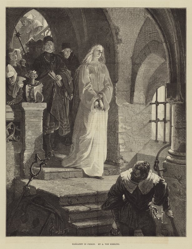 Margaret i fengselet av August von Kreling
