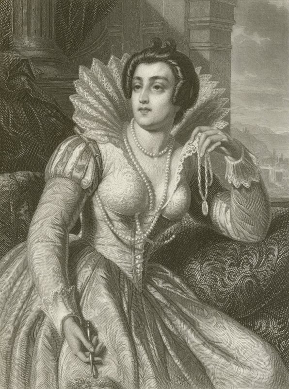 Julia Imperiali (gravering) av August Friedrich Pecht