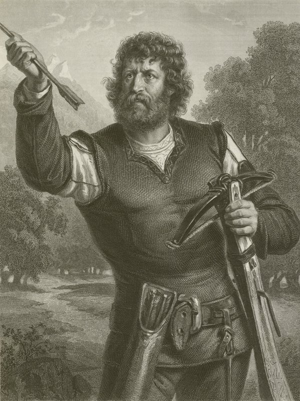 Wilhelm Tell (gravering) av August Friedrich Pecht