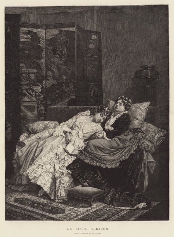 Den alvorlige boken av Auguste Toulmouche