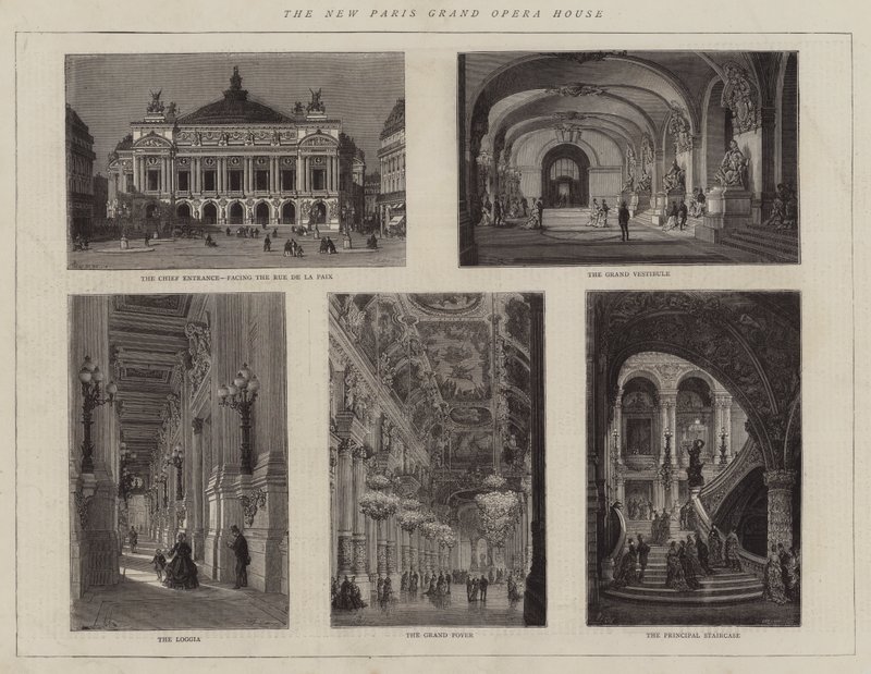 Det nye Paris Grand Opera House av Auguste Victor Deroy