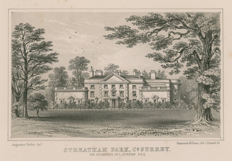 Streatham Park, boligen til L Jordan av Augustus Butler