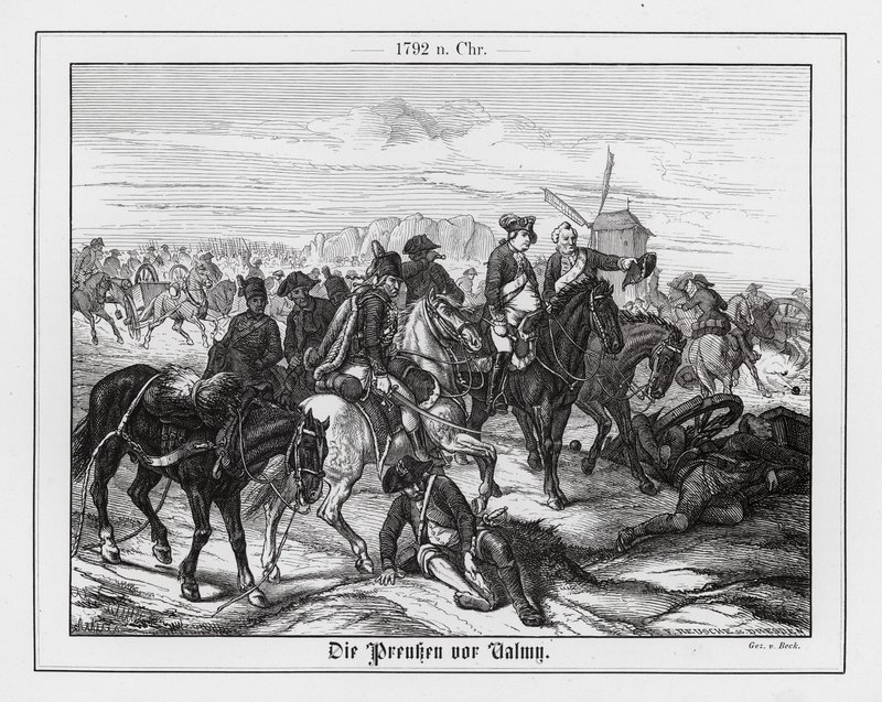 Preussen i slaget ved Valmy av Augustus J. Beck