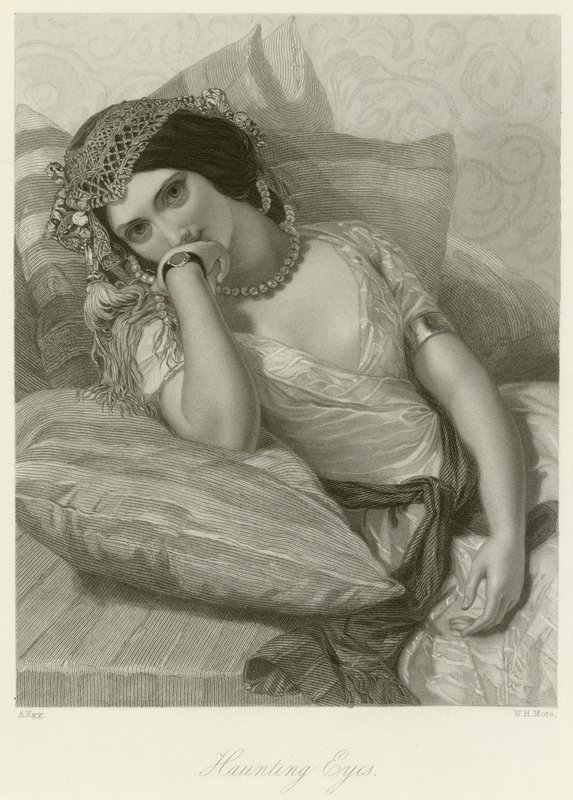 Spøkende øyne av Augustus Leopold Egg