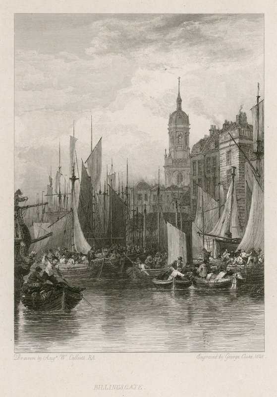 Billingsgate av Augustus Wall Callcott