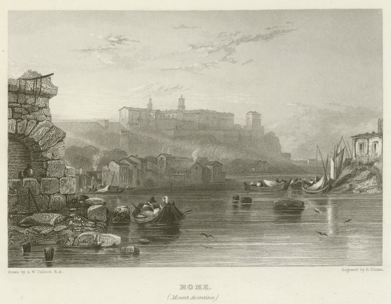Roma, Mount Aventine av Augustus Wall Callcott