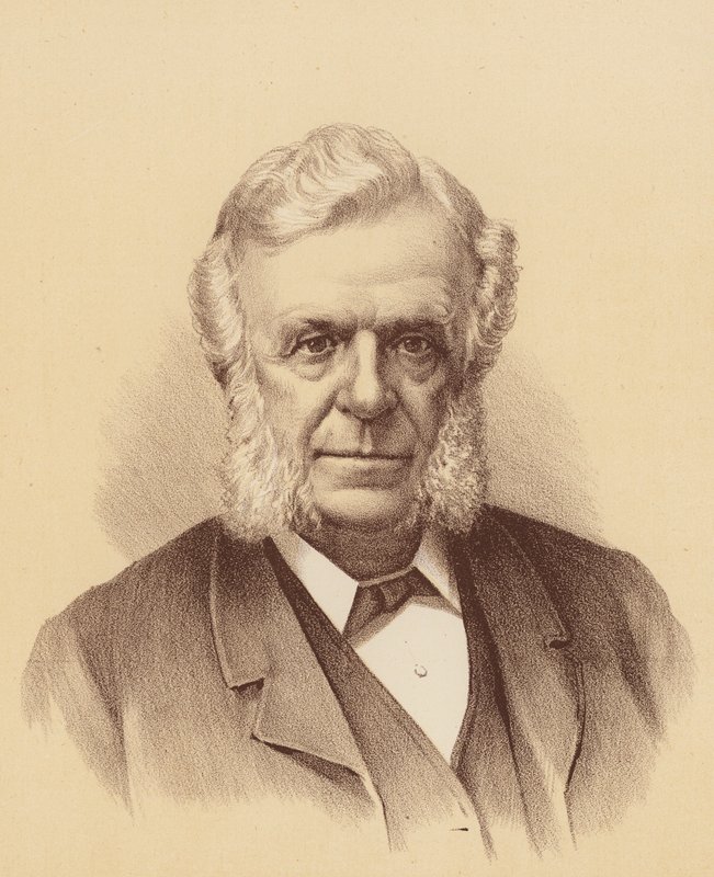 Den ærede John Brown Watt (farge litho) av Australian School