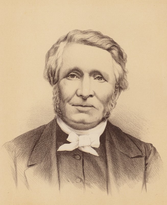 Rev James Watkin (farge litho) av Australian School