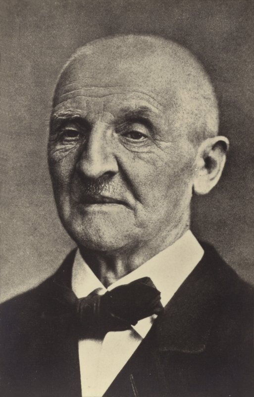 Anton Bruckner , østerriksk komponist (1824-1896). av Austrian Photographer