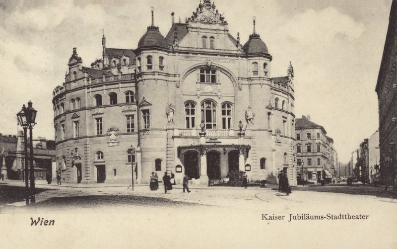 Emperors Jubilee Civic Theatre, Wien av Austrian Photographer