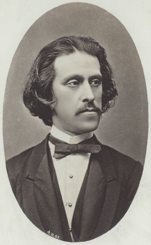 Portrett av Josef Strauss av Austrian Photographer
