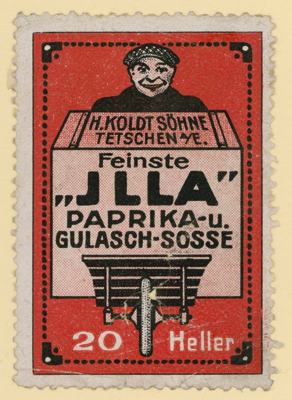 Annonse for Jlla paprika og gulasjsaus av Austrian School
