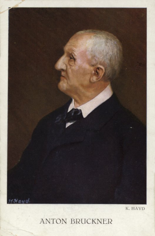 Anton Bruckner , østerriksk komponist (1824-1896) av Austrian School