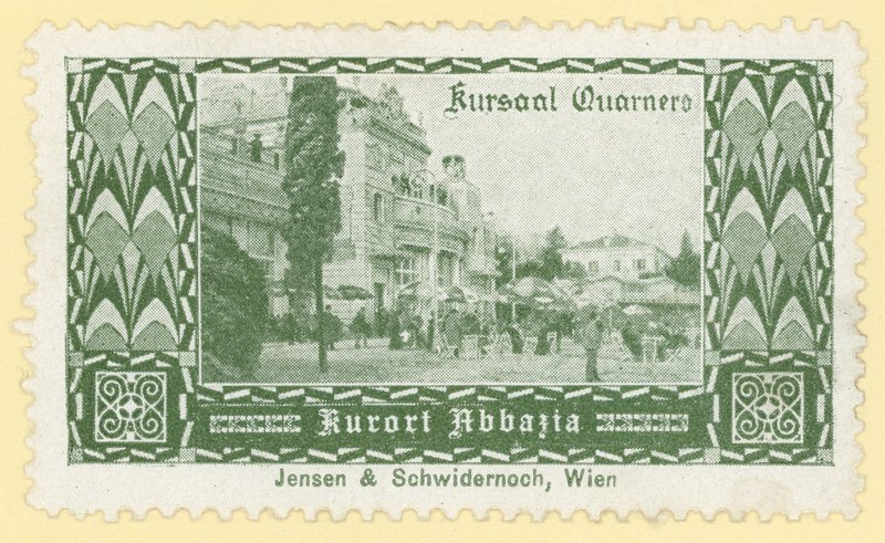 Kursaal Kvarner, feriestedet Opatija av Austrian School