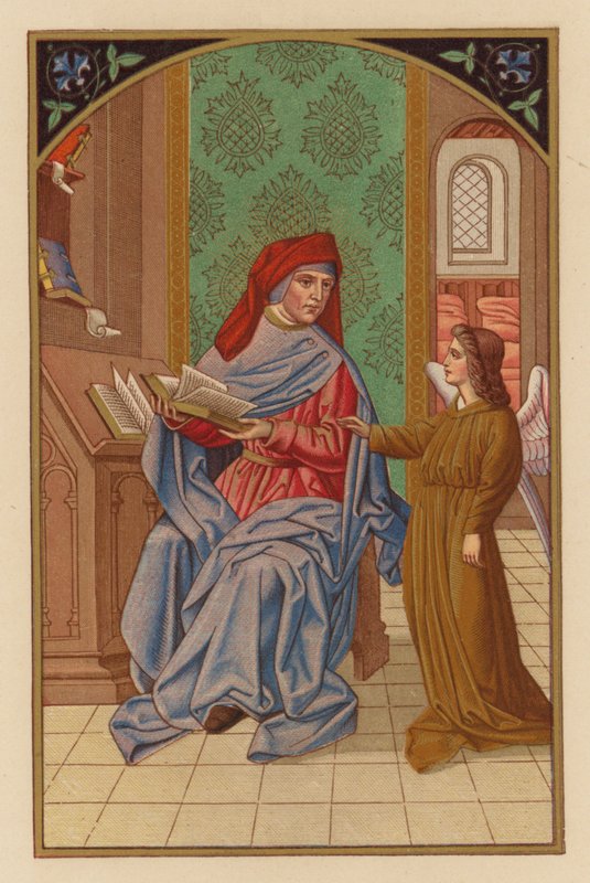 Matthaeus, Evang (kromolitt) av Austrian School
