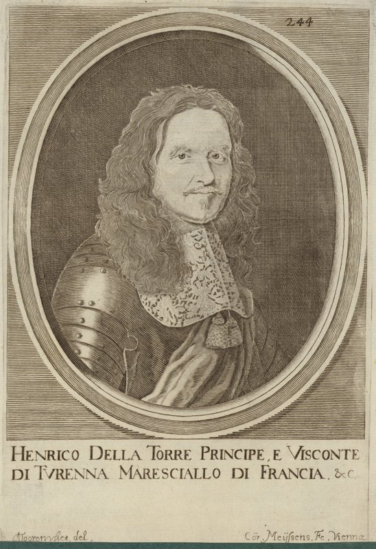 Portrett av Henri de la Tour dAuvergne, Viscount of Turenne av Austrian School