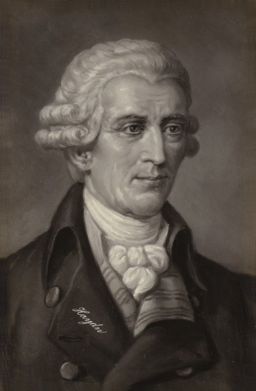 Portrett av Joseph Haydn av Austrian School