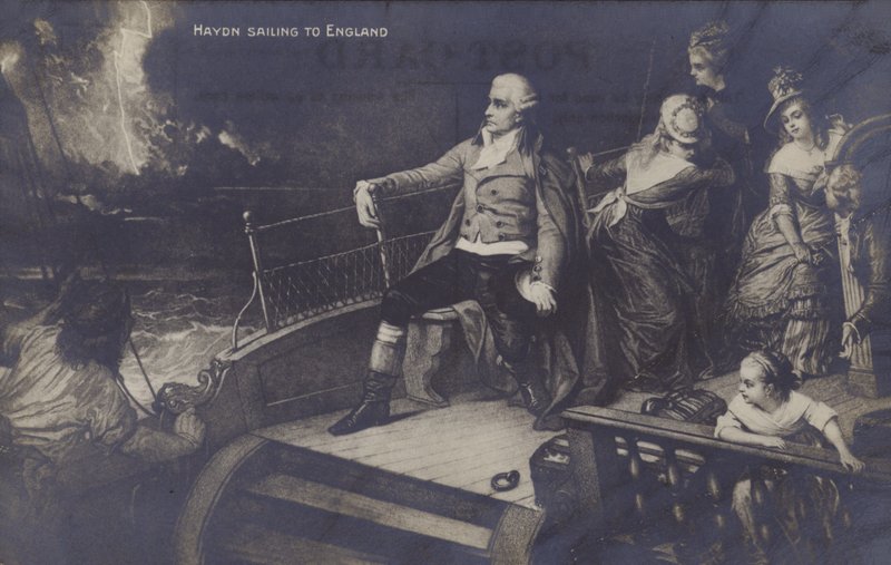 Portrett av Joseph Haydn av Austrian School