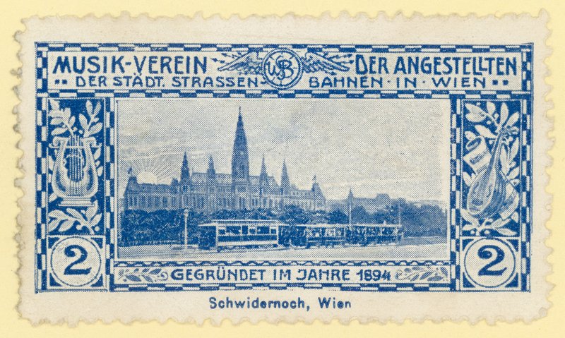 Trikk foran rådhuset, Wien av Austrian School