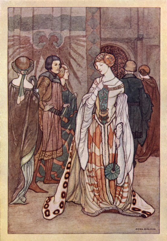 John Keats: The Eve Of St Agnes (litho-farge) av Averil Mary Burleigh