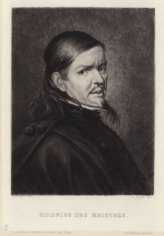 Portrett av Bartolome Esteban Murillo av Bartolomé Esteban Murillo