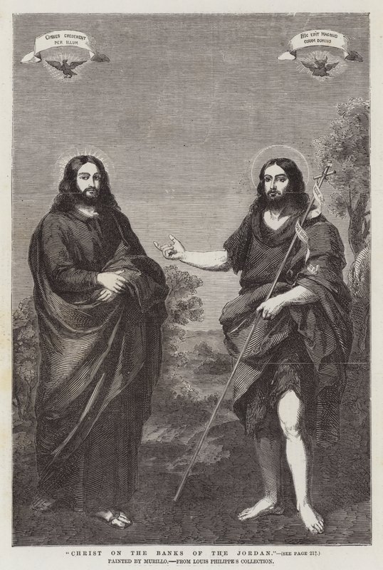 Kristus på bredden av Jordan, fra Louis Philippes samling av Bartolomé Esteban Murillo