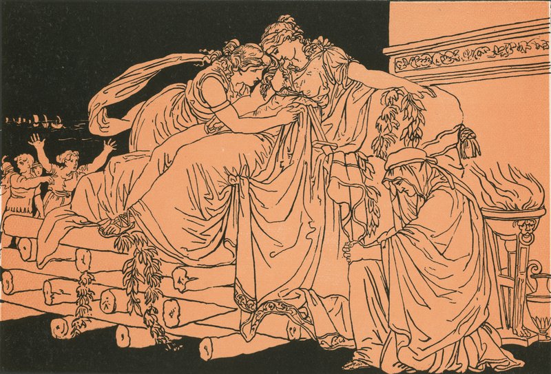 Dido på begravelseshaugen av Bartolomeo Pinelli