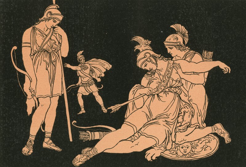 Camillas død av Bartolomeo Pinelli