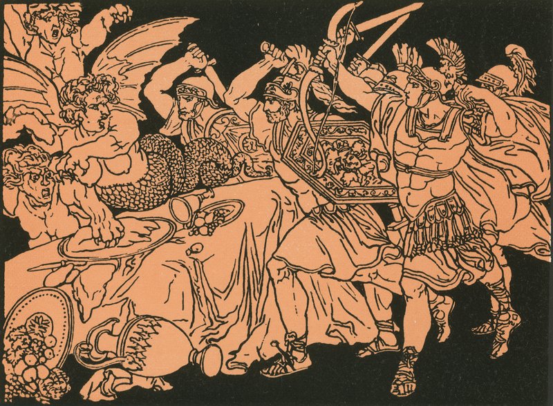 Harpiene av Bartolomeo Pinelli