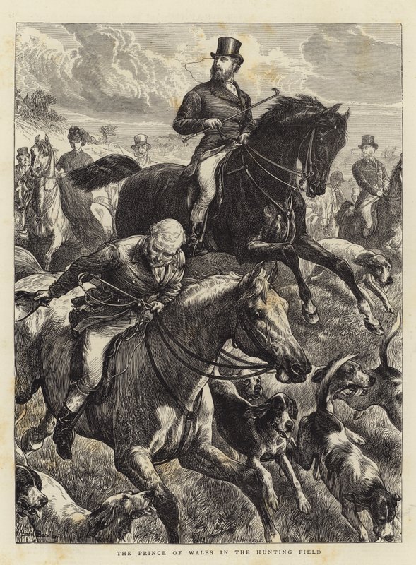 Prinsen av Wales i jaktfeltet av Basil Bradley