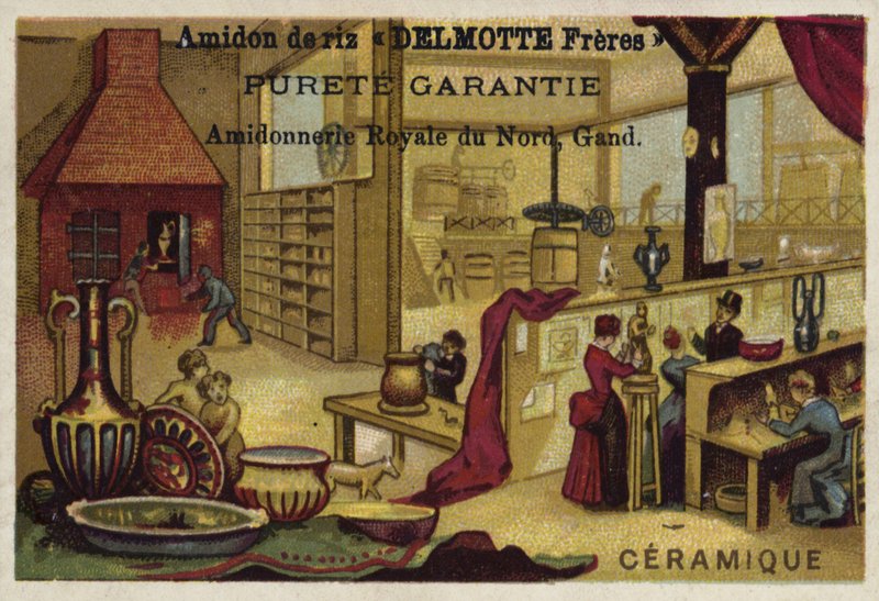 Keramikk produksjon av Belgian School