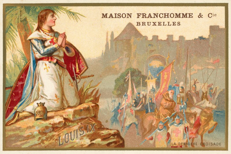 Louis IX av Frankrike og det åttende korstoget av Belgian School