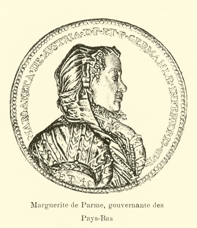 Margaret av Parma, guvernør i de spanske Nederlandene av Belgian School