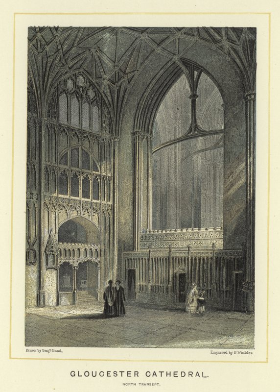Gloucester Cathedral, nordre transept av Benjamin Baud