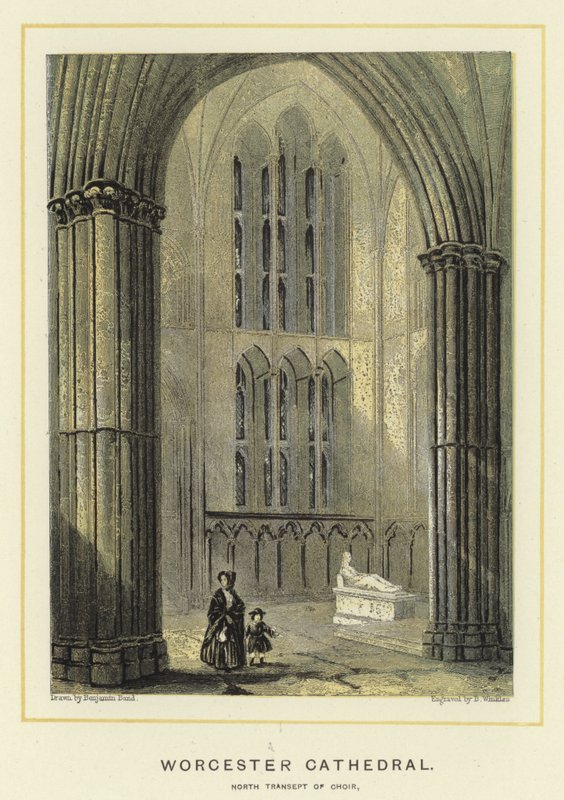 Worcester Cathedral, nordre tverrarm av koret av Benjamin Baud